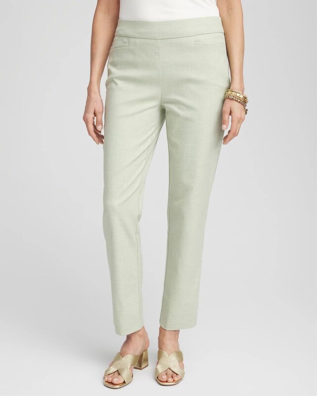 Brigitte Crosshatch Ankle Pants